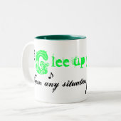 Clef-Note, Muziek, liedje... Tweekleurige Koffiemok (Voorkant links)