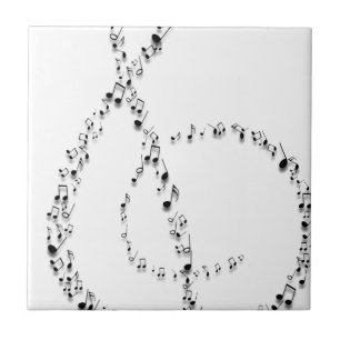 Clef notes tegeltje