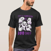Cleft en Craniofacial is Boo Sheet Paars Halowe T-shirt (Voorkant)