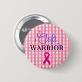Cleft Lip en Gehemelte Bewustzijn, Cleft Warrior Ronde Button 5,7 Cm (Voorkant /achterkant)