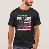 Cleft Lip Palate Dad American Flag 4e juli Vat T-shirt (Voorkant)