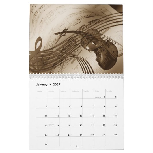 Cleft Note Kalender (Jan 2027)
