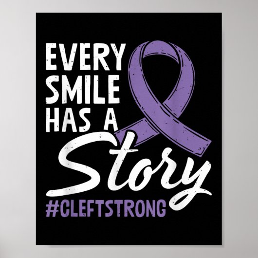 Cleft Sterke Cleft Warrior Craniofacial Awar Poster (Voorkant)