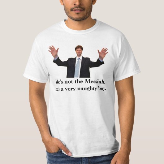 Clegg, hij is niet het Messiah T Shirt (Voorkant)