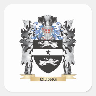 Clegg Wapenschild - Family Crest Vierkante Sticker