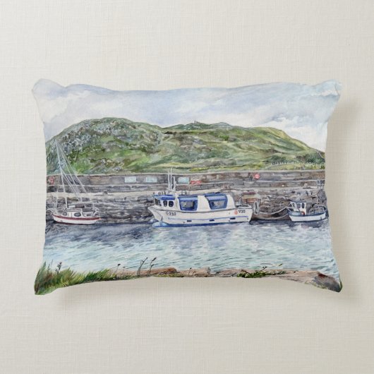 Cleggan Harbour, Connemara, Ierland Kussenontwerp Accent Kussen (Voorkant)
