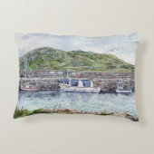 Cleggan Harbour, Connemara, Ierland Kussenontwerp Accent Kussen (Achterkant)