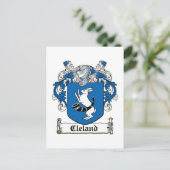 Cleland Family Crest Briefkaart (Staand voorkant)