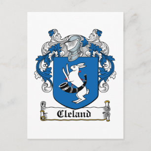 Cleland Family Crest Briefkaart