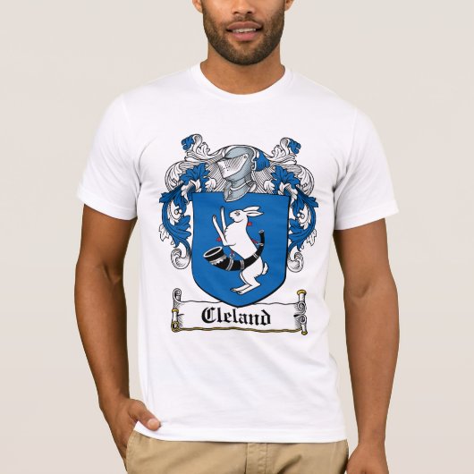 Cleland Family Crest T-shirt (Voorkant)