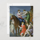 Clelia die de Tiber passeert Briefkaart (Voorkant / Achterkant)