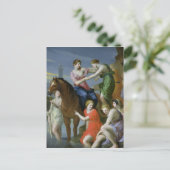 Clelia die de Tiber passeert Briefkaart (Staand voorkant)