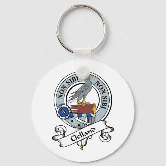 Clelland Clan Badge Sleutelhanger (Voorkant)
