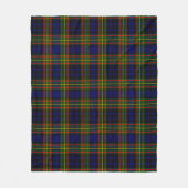 Clelland Schotse ruit Fleece Deken (Voorkant)
