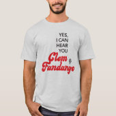 Clem Fandango Funny TV Quote Red T-shirt (Voorkant)