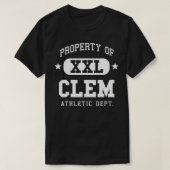 Clem Name Family School Team Souvenir Funny T-shirt (Design voorkant)
