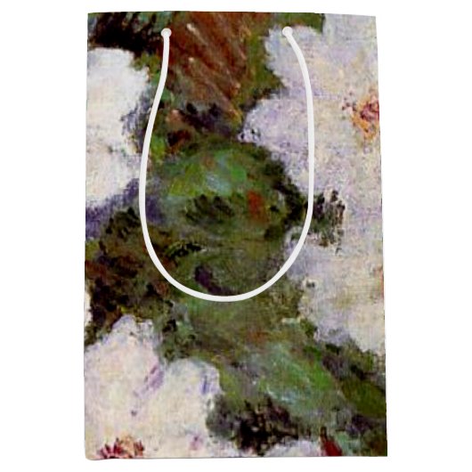 Clematis, 1887 schilderij van Claude Monet Medium Cadeauzakje (Voorkant)