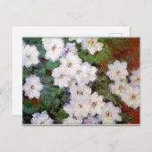 Clematis, 1887 schilderij van Monet, Briefkaart (Voorkant / Achterkant)