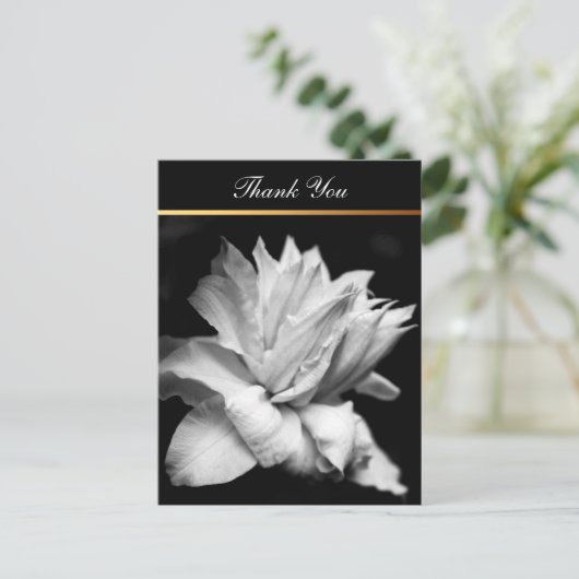 Clematis 1b Memorial Sympathy Dank u Briefkaart (Staand voorkant)