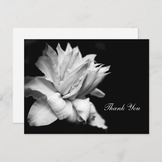 Clematis 1c Memorial Sympathy Dank u Briefkaart (Voorkant / Achterkant)
