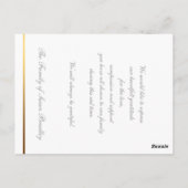 Clematis 2c Bloemen BW Foto Sympathie Dank u Briefkaart (Achterkant)