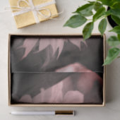 Clematis blauw en witte  ontkoppeling tissuepapier (Geschenk)