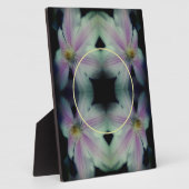 Clematis bloemblaadjes Abstract Voeg je eigen foto Fotoplaat (Zijkant)