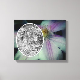 Clematis Bloemblaadjes Creëer Uw Eigen Foto Canvas Afdruk