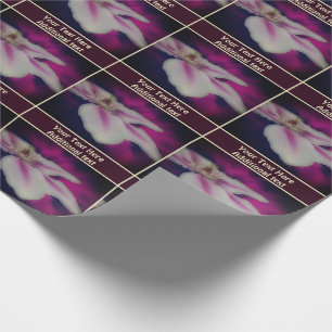 Clematis bloemblaadjes gepersonaliseerd cadeaupapier