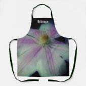 Clematis bloemblaadjes gepersonaliseerd schort (Voorkant)