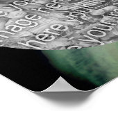 Clematis bloemblaadjes Lijst Creëer Uw eigen foto Poster (Hoek)