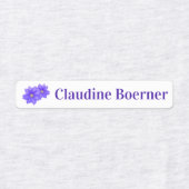 Clematis Bloemen Strijklabels Labels (Design 2)