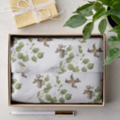 Clematis-bloempatroon Tissuepapier (Geschenk)