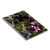 Clematis & Blue Floral Botanical Notebook Notitieboek (Rechterzijde)