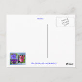 Clematis Briefkaart (Achterkant)