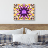 CLEMATIS CANVAS AFDRUK (Insitu (Slaapkamer))