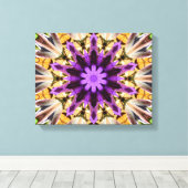 CLEMATIS CANVAS AFDRUK (Insitu (Houten vloer))
