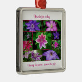 Clematis collage Ornament (Rechts)