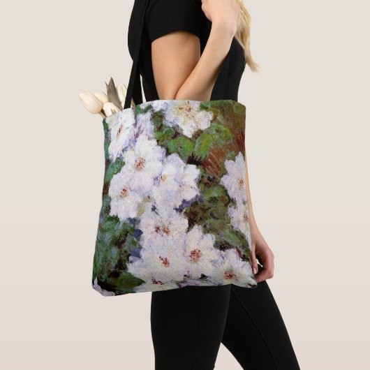 Clematis door Claude Monet Tote Bag (Dichtbij)