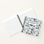 Clematis Elegant Blauw Bruin Vakantiehuis Notitieboek