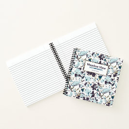 Clematis Elegant Blauw Bruin Vakantiehuis Notitieboek