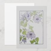 Clematis Feestdagenkaart (Voorkant / Achterkant)