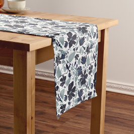 Clematis Floral Pattern Korte Tafelloper