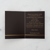 Clematis Floral Sympathy Dank u kaarten (Binnen)