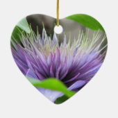 Clematis Flower Blossom Ornament (Achterkant)