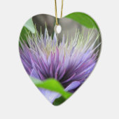 Clematis Flower Blossom Ornament (Links)