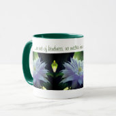Clematis Flower Inspirerend Kindness Quote Mok (Voorkant links)