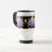 Clematis Flower Inspirerend Kindness Quote Reisbeker (Voorkant links)