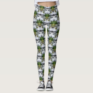 Clematis Flower Natuur Abstract patroon Leggings