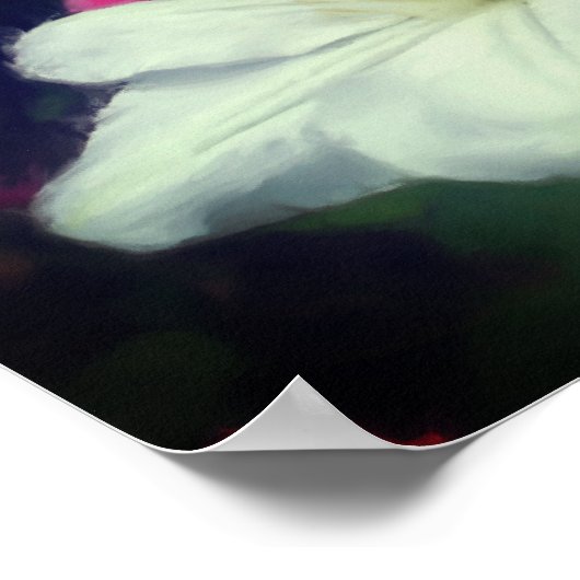 Clematis Flower Peace Quote Inspirerend Poster (Hoek)